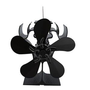 난로동력팬 ECOFAN 저소음 가정용 벽난로 구동 스토브 우드 통나무 분배 버너 선풍기