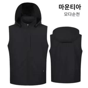 마운티아 남성 데일리 등산 기능성 조끼 베이직베스트5 1MQVSF4001-KSC