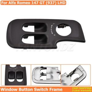 알파 로메오 147 GT (937)용 LHD 차량 앞좌석 왼쪽 윈도우 스위치 패널 도어 레귤레이터 버튼 커버 트림 자