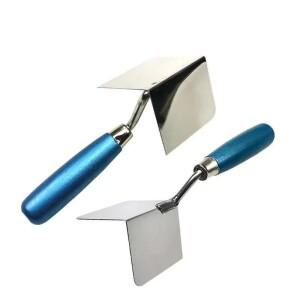 8x6cm 드라이월 코너 도구, 내부 및 외부 스테인리스 스틸 트로웰, 석고보드용