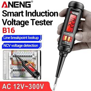 비접촉식 12V-300V 전압 테스터 ANENG B16 전문가용 스마트 센싱 고장점 탐지 디지털 휴대용 DIY 검사 도구