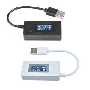 DC 4-30V LCD USB 감지기 전압계 전류계 모바일 전원 충전기 용량 테스터 미터 측정기 모니터