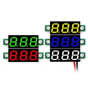 1Pcs 5-30V 전압 측정기 자동차 모바일 전원 테스터 감지기 12V 0.28 인치 DC LED 디지털