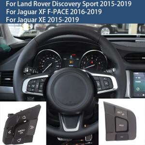 재규어 XE XF F-PACE 2015-2019 용 랜드 로버 디스커버리 스포츠 스티어링 휠 스위치 버튼 커버 교체