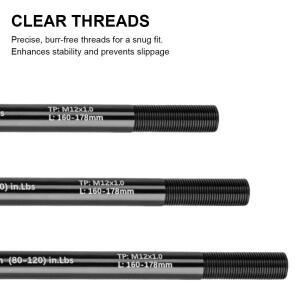 1pcs 2pcss 자전거 트레일러 전면 포크 액슬 히치 스루 어댑터 조절식 160-178mm P1.0 사이클링