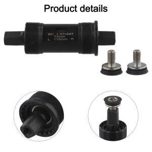 산악 자전거 바텀 브래킷 전기 73x118mm 2개의 볼트 사각 홀 부품 스퀘어 테이퍼 크랭크셋용