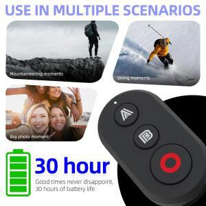 DJI Osmo360 Action 5 프로 4  촬영 셔터 릴리즈 버튼 컨트롤러 카메라 액세서리용 Bluetooth 원격제어