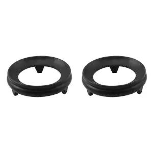 HJGarden 6cm 블랙 플라스틱 월넛 베 탈 볼 전시용 3D 달 램프 원석 받침대 2개