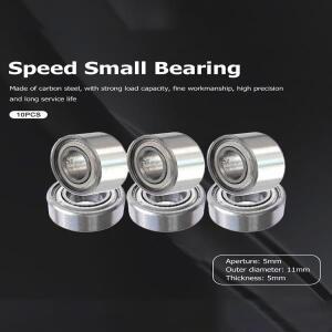 10pcs  베어링 소형 685ZZ 금속 차폐 볼 교체 카본스틸 5x11x5mm 자전거
