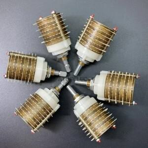 1pc 24 단계 실버 도금 접촉 로터리 스위치 감쇠기 4 채널 볼륨 전위차계 DIY
