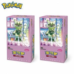 Pkm PTCG 컬렉션 카드 5권 젬 팩 부스터 박스 정교한 스프리가티토 간체  버전 수집가 선물