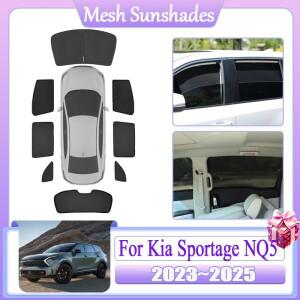 Kia Sportage NQ5 액세서리 용 자동차 메쉬 차양 2023 ~ LWB 더러운 커버 범위 선 스크린 창 바이저 Sun Sh