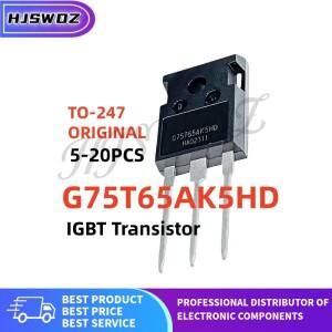 5~20Pcs  새 G75T65AK5HD TO-247 75A 650V IGBT 트랜지스터 용접 기계