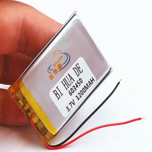 Li-po 3.7 v 1200 mah [603450] plib; gps mp3 dvd 모델 장난감 폴리머 리튬 이온/리튬 이온 배터리
