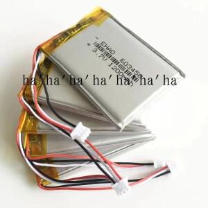 5개 3.7V 1200mAh 리튬폴리머 충전식 배터리 (JST 3핀 1.25mm 커넥터 603450 JM z용)