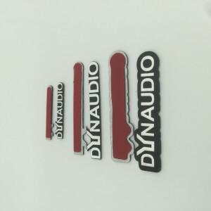 DYNAUDIO 자동차 하이파이 스피커 오디오 배지 스테레오 엠블럼 스티커 데칼 스타일링 액세서리 2개 5 10개
