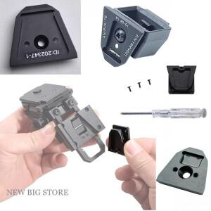 전술 야간 투시경 장치 스왈로우 테일 삼각형 카드 마운트 PVS31A BNVS /NVG10 NVG30/PVS-7B 트랜스퍼 더브