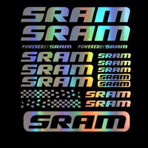 Sram 비닐 데칼 스티커 시트 자전거 프레임 사이클 Mtb 호환