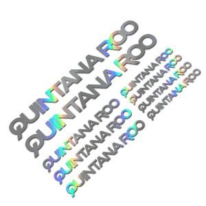 QUINTANA ROO 비닐 데칼 스티커 자전거 프레임 키트 교체 라벨 사이클링