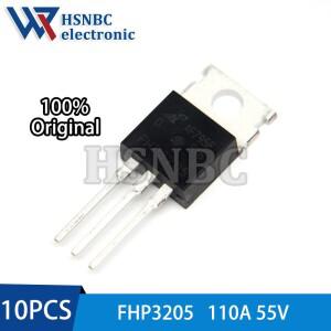 10PCS FHP3205 TO-220 110A 55V N 채널 전력 MOSFET 트랜지스터 100% 새 원본