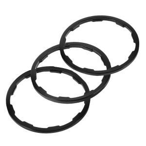 3pcs 알루미늄 카세트 스페이서 자전거 플라이휠 허브 워셔 로드 마운틴  체인 드롭 방지 1.85mm 2.18mm