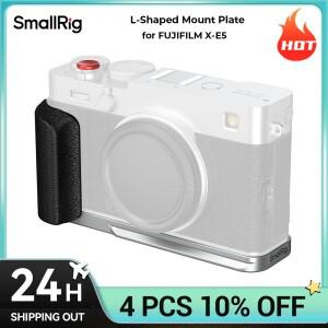 SmallRig X-E5 카메라 케이지 Arca-Swiss 퀵 릴리스 플레이트가 있는 FUJIFILM 실리콘 핸들이 L자형 마운트