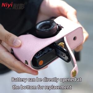 X-Half 보호 케이스 PU 가죽 레트로 복고풍 엔틱 리치 패턴 카메라 하프 Fujifilm 가방 손목 어깨 스트랩