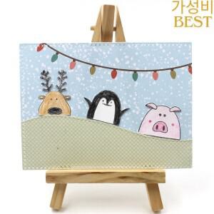 KSCRAFT 숨겨진 동물 DIY 스크랩북/사진 앨범 용 투명 실리콘 스탬프/인감 시트 353