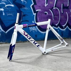 SKE 알루미늄 700C 픽스드 기어 자전거 프레임 49cm/52cm/55cm 싱글 스피드 O.L.D 100mm/120mm 사이클링