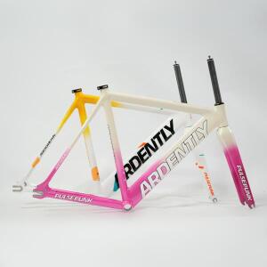 Ardently PULSE PUNK 프레임셋 트랙 픽시 자전거 포크 싱글 스피드 부품 700C 6069 알루미늄 카본