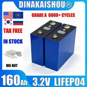1~32개 A급 3.2V 리튬인산철 배터리 160Ah 150Ah 용량 골프 카트 바이크 오토바이 전기 자동차 여행용 태양