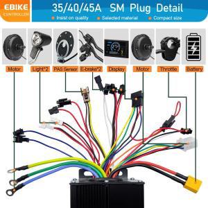 브러시리스 모터 사인파 컨트롤러 36V48V52V 17A26A30A40A45A 250W-2000W E-산악 자전거 스쿠터용 S966 LC