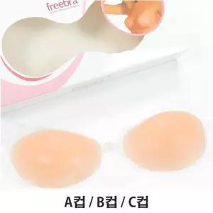 [오노마] ONM 여성 누디 브라 수영복 드레스 실리콘 프리브라