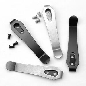 접이식 도구 DIY 교체 부품용 1개 스테인레스 스틸 허리 및 포켓 클립