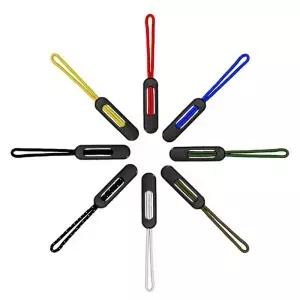 10PCS 지퍼 당겨 풀러 끝 맞는 로프 태그 해결사 우편 코드 여행 가방 배낭 안티-손실 탭 교체 클립