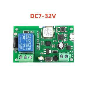 스마트 스위치 Ewelink 1CH RF 12V 24V 7-32V AC DC 와이파이 차고 문 게이트 원격제어를 위해 Alexa Googl