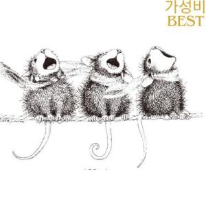 DIY 스크랩북/사진 앨범 용 마우스 투명 실리콘 스탬프/인감 시트 ST0652
