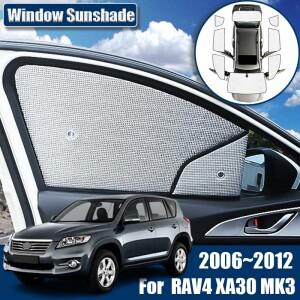 Toyota Rav4 XA30 액세서리 MK3 2006 ~ 2012 자동차 선 스크린 차양 앞 유리 안티 uv 바이저 썬 블라인드
