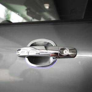 약간의 변경 ABS 크롬  자동차 문 핸들 보호 커버 포드 포커스 2 3 4 MK2 MK3 MK4 스티커 액세서리