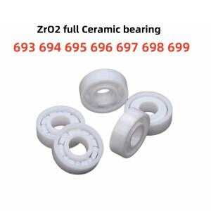 ZrO2 풀 세라믹 베어링 693 694 695 696 697 698 699 3x8x3 4x11x4 5x13x4 6x15x5 7x17x5 8x4 4개 19x6 9x2