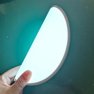 원형 LED 백라이트 패널 El 시트 자동차 플레이트 스티커 포일 + DC 12V 인버터 9cm 11cm 22cm