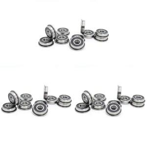 40Pcs F695-2RS 베어링 5X13x4mm 플랜지 미니 소형어처 깊은 그루브 볼 용 VORON Mobius 2/3 3D 프린터