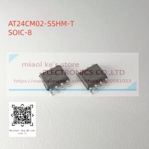 [5개입] 100% 호환 AT24CM02-SSHM-T I2C 1.7V~5.5V -40 ℃ ~+85 SOIC-8
