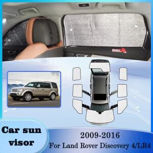 랜드 로버 디스커버리 4 LR4 2009-2016 용 풀 커버리지 차양 Anti-UV Visor Blind Foldable Windshield Sha