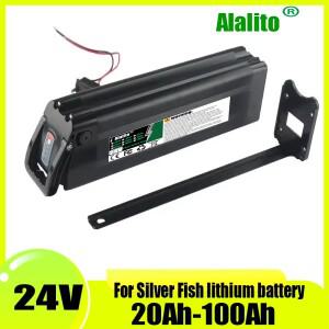항공 운송 접이식 전동 자전거 실버 피쉬 모델 24V 20Ah-100Ah 리튬 배터리 팩