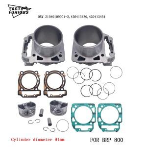BRP 800 실린더 키트 부싱 포함 BRP800CC ATV UTV 4x4QUAD 자전거 엔진 부품 QUAD GO KART 420413430 ODES8