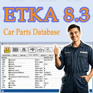 2026년  Etka 8.3 아우디 호환 및 폭스바겐 차량 수리 소프트웨어 그룹 전자 부품 카탈로그 설치 영상 Etka