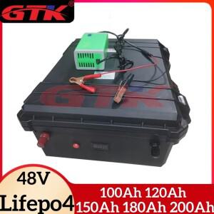 GTK 48V 100Ah 리튬인산철(LiFePO4) 배터리 팩 (BMS 16S 포함) 2000W 골프 카트 태양광 시스템 인버터용