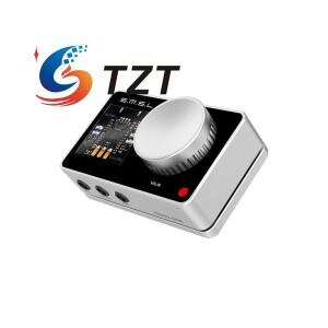 TZT SMSL 블랙/실버 나노 원 하이파이 DAC 헤드폰 앰프 e스포츠용 외장 사운드 카드(자석 베이스 포함)