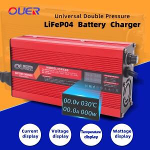 선풍기 디지털 디스플레이가 있는 LiFePO4 충전기 고속 72V 76.8V 24S LFP 배터리에 사용 87.6V 5A